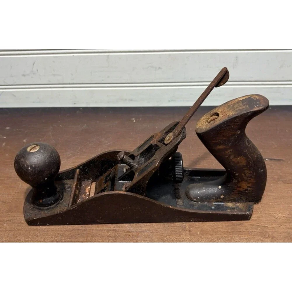 Vintage Stanley No.4 Bailey Smooth Bottom Plane READ - Picture 15 of 16